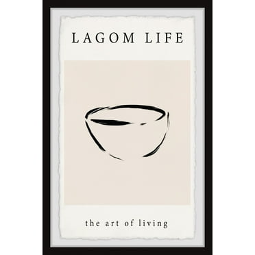 Marmont Hill Lagom Lifestyle Framed Painting Print