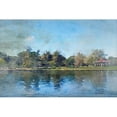 thumbnail image 1 of Marmont Hill - "Lake Balboa at Summer" by Irena Orlov Painting Print on Wrapped Canvas, 1 of 5