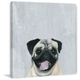 thumbnail image 1 of Marmont Hill "Laughing Puppy" Painting Print on Wrapped Canvas, 1 of 7