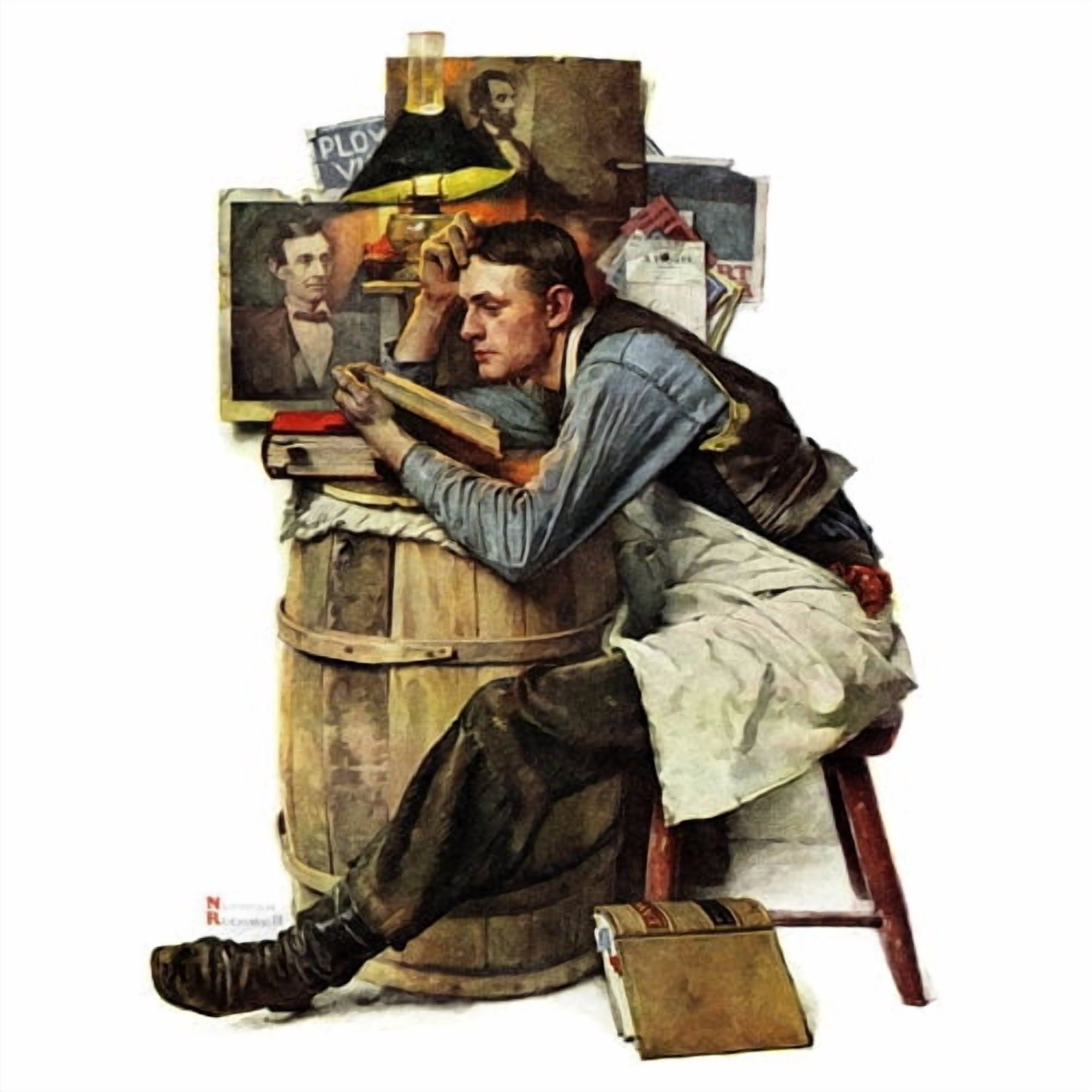Marmont Hill "Law Student" by Norman Rockwell Painting Print on Canvas