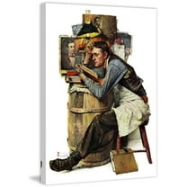 Marmont Hill "Law Student" by Norman Rockwell Painting Print on Canvas