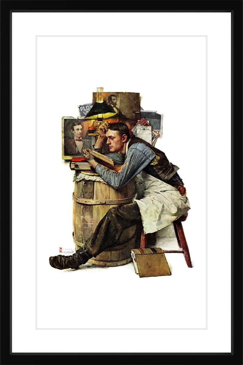 Marmont Hill Inc Norman Rockwell 'Law Student' Marmont Hill Framed Art Print