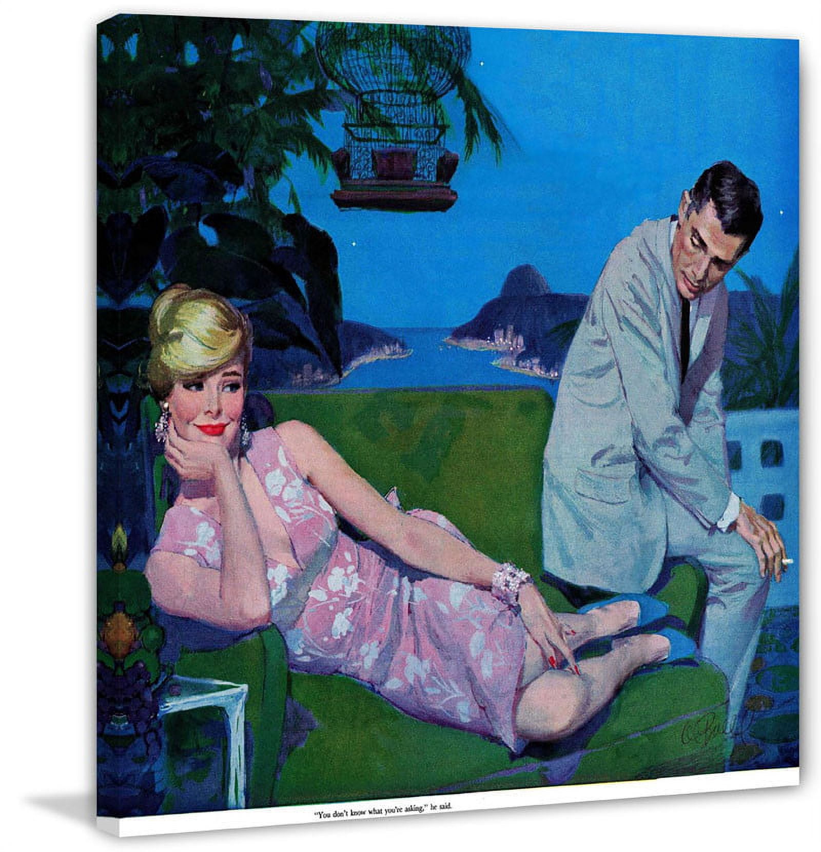 Marmont Hill "Lawless Lady" by Al Buell Painting Print on Canvas