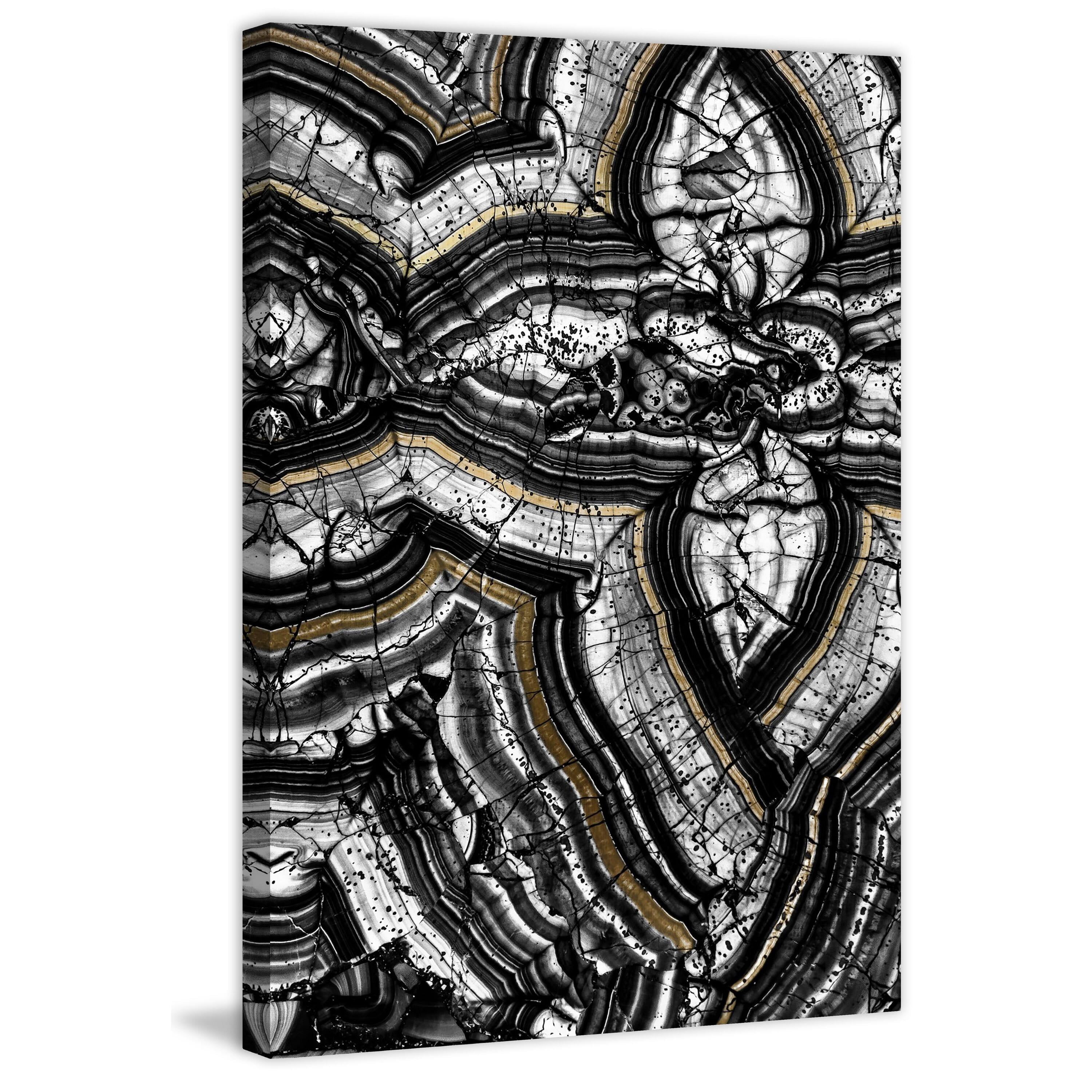 Marmont Hill - "Layer Fragments" Painting Print on Wrapped Canvas