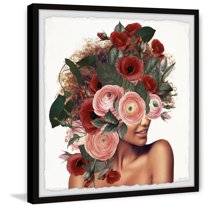 Marmont Hill Layered Poppies Framed Painting Print