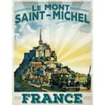 thumbnail image 1 of Marmont Hill "Le Mont Saint-Michel" Painting Print on Canvas, 1 of 7
