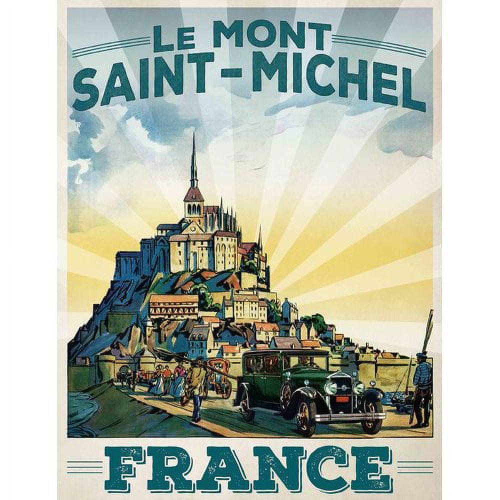 Marmont Hill "Le Mont Saint-Michel" Painting Print on Canvas
