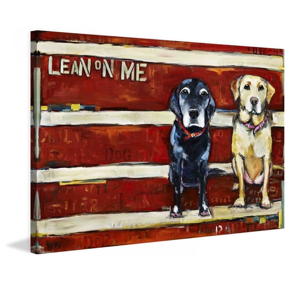 Lean on Me Painting Print on Wrapped Canvas
