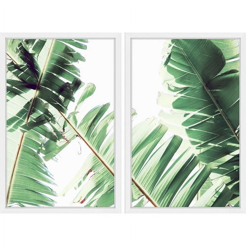 Marmont Hill Leaves Botanical Framed Photographic Art, Set of 2