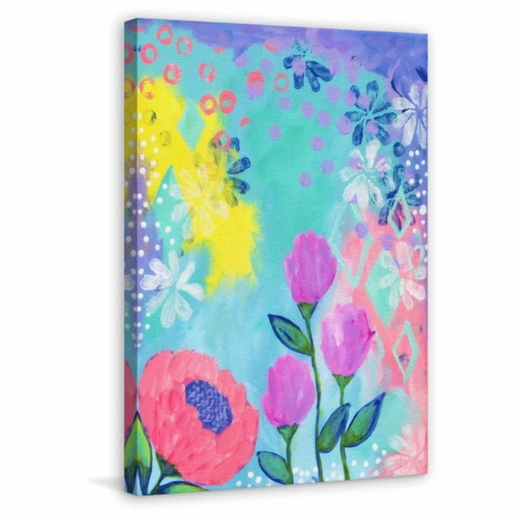 Marmont Hill "Lenas Garden" by Jill Lambert Painting Print on Wrapped Canvas