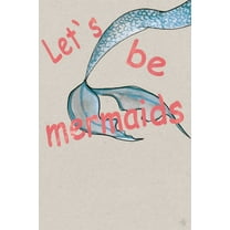 Marmont Hill Let's Be Mermaids Tail Canvas Wall Art