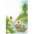 thumbnail image 1 of Marmont Hill "Let's Swim a Boat" by Curtis Painting Print on Canvas, 1 of 7