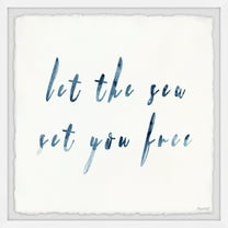 Marmont Hill Let the Sea Set You Free II Framed Wall Art