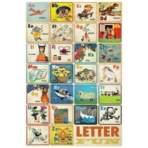 Marmont Hill "Letter Fun" by Curtis Painting Print on Canvas