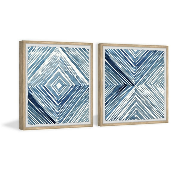 Marmont Hill Lines and Art Diptych, 18" x 36"