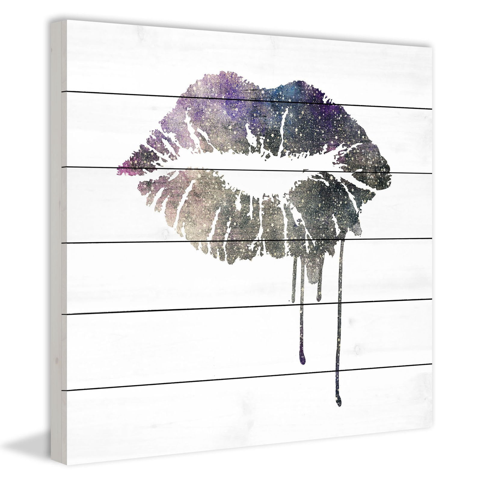 Marmont Hill Lips Dripping Wall Art
