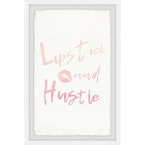 Marmont Hill Lipstick and Hustle Framed Wall Art