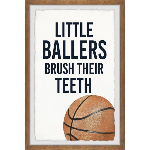 Marmont Hill Little Ballers I Framed Wall Art