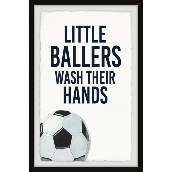 Marmont Hill Little Ballers II Framed Wall Art