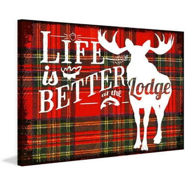 Marmont Hill "Lodge Life 2" Painting Print on Wrapped Canvas