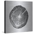 thumbnail image 1 of Marmont Hill "Log Cutout Black" By Amanda Greenwood Painting Art Print On Brushed Aluminum, 32.0" x 1.5", 1 of 5