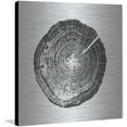 thumbnail image 1 of Marmont Hill "Log Cutout Black" by Amanda Greenwood Painting Print on Brushed Aluminum, 1 of 5