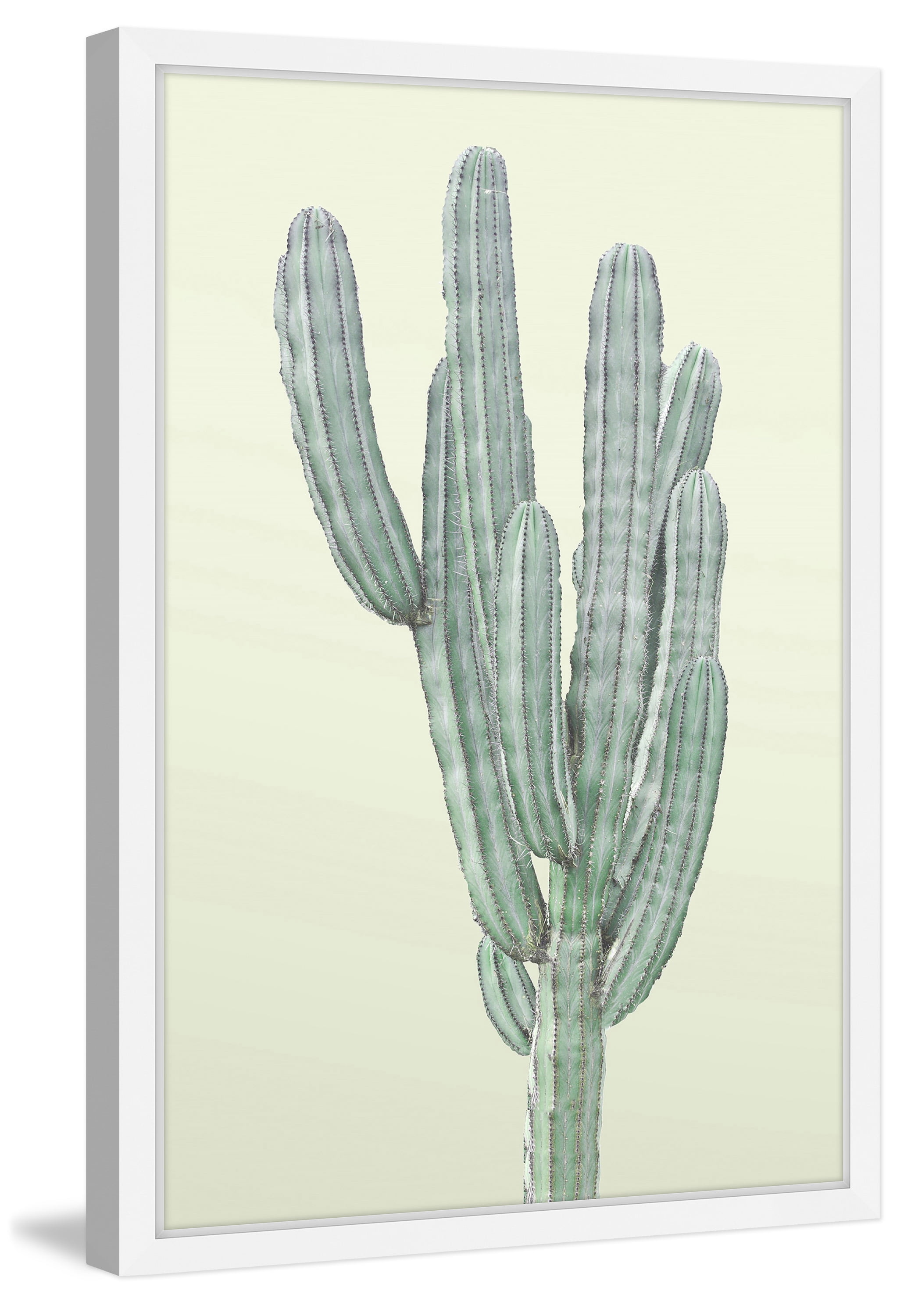 Marmont Hill Lone Cactus Framed Painting Print