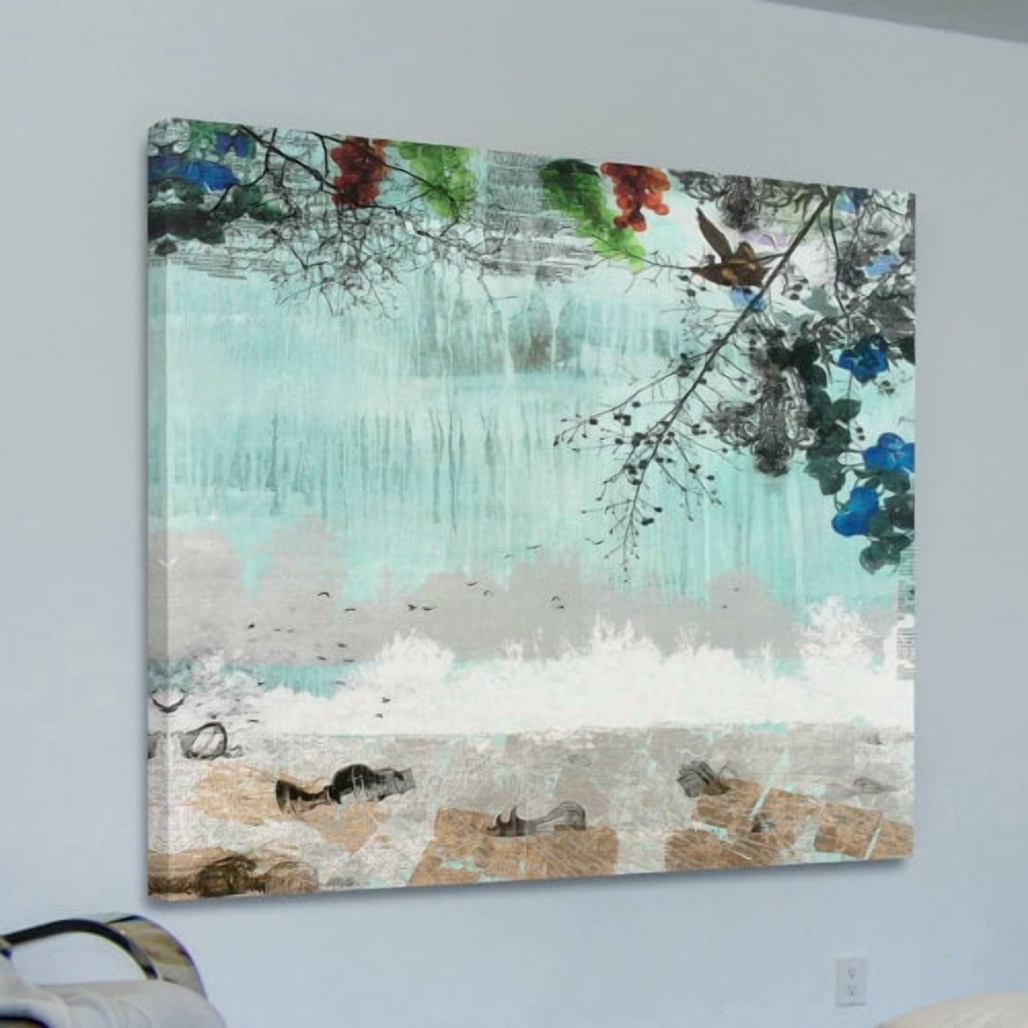 Marmont Hill "Lost River" by Tracy Silva Barbosa Painting Print on Canvas