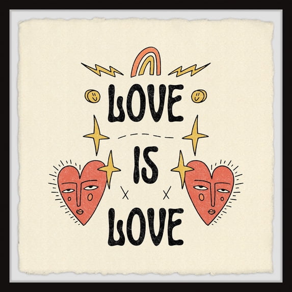 Marmont Hill Love Is Everything Framed Painting Print