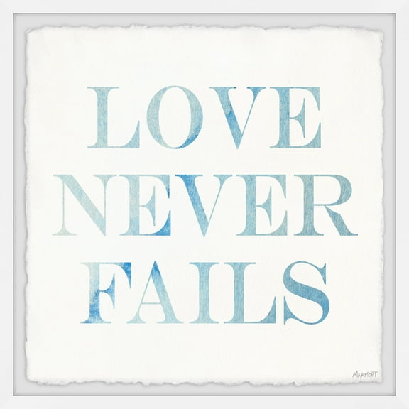 Marmont Hill Love Never Fails IV Framed Wall Art