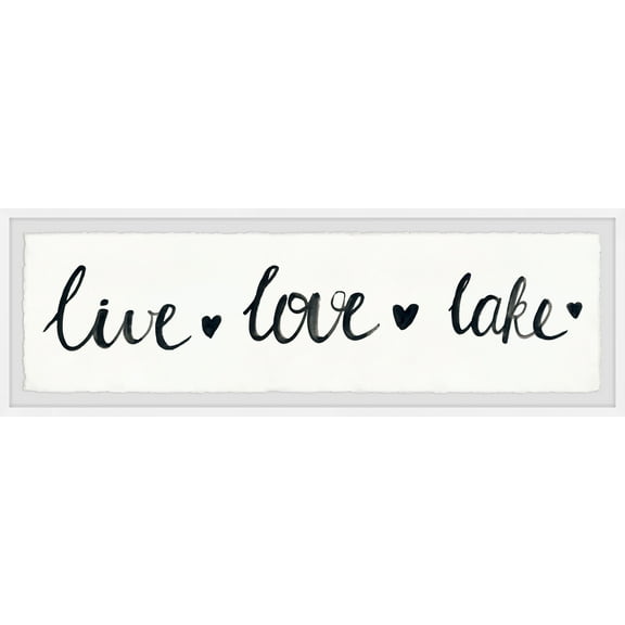 Marmont Hill Love and Words Framed Wall Art