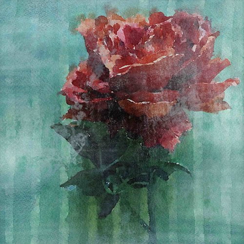 Marmont Hill - "Love in Red" by Irena Orlov Painting Print on Wrapped Canvas