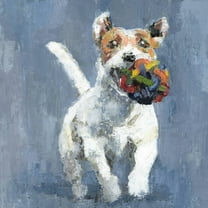 Marmont Hill Love to Play Canvas Wall Art