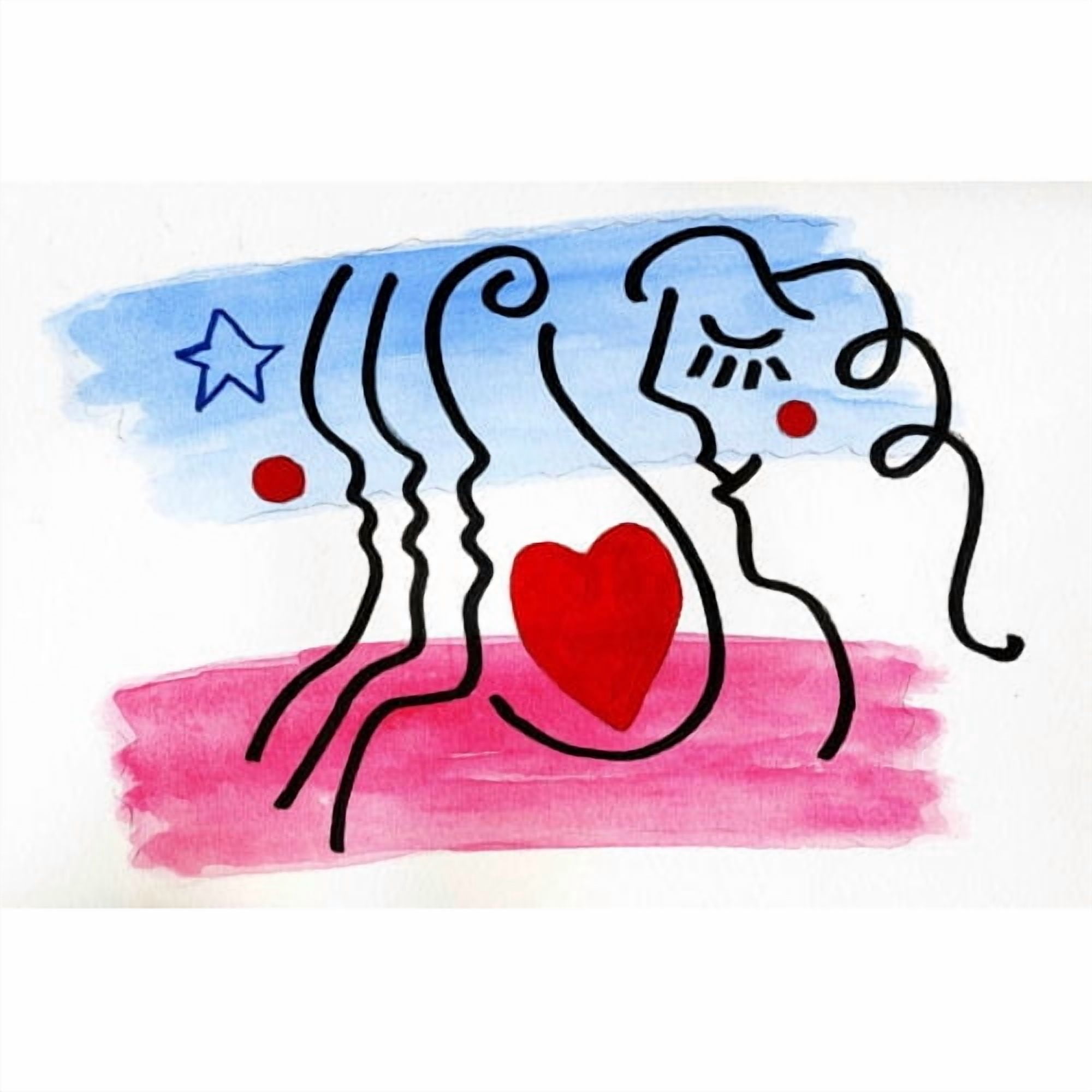 Marmont Hill "Lovers" by Wayne Ensrud Painting Print on Canvas