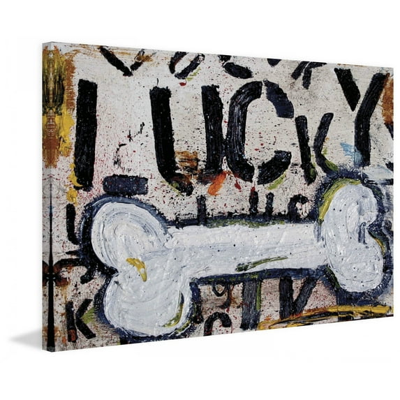 Marmont Hill "Lucky Bone" by Tori Campisi Painting Print on Canvas