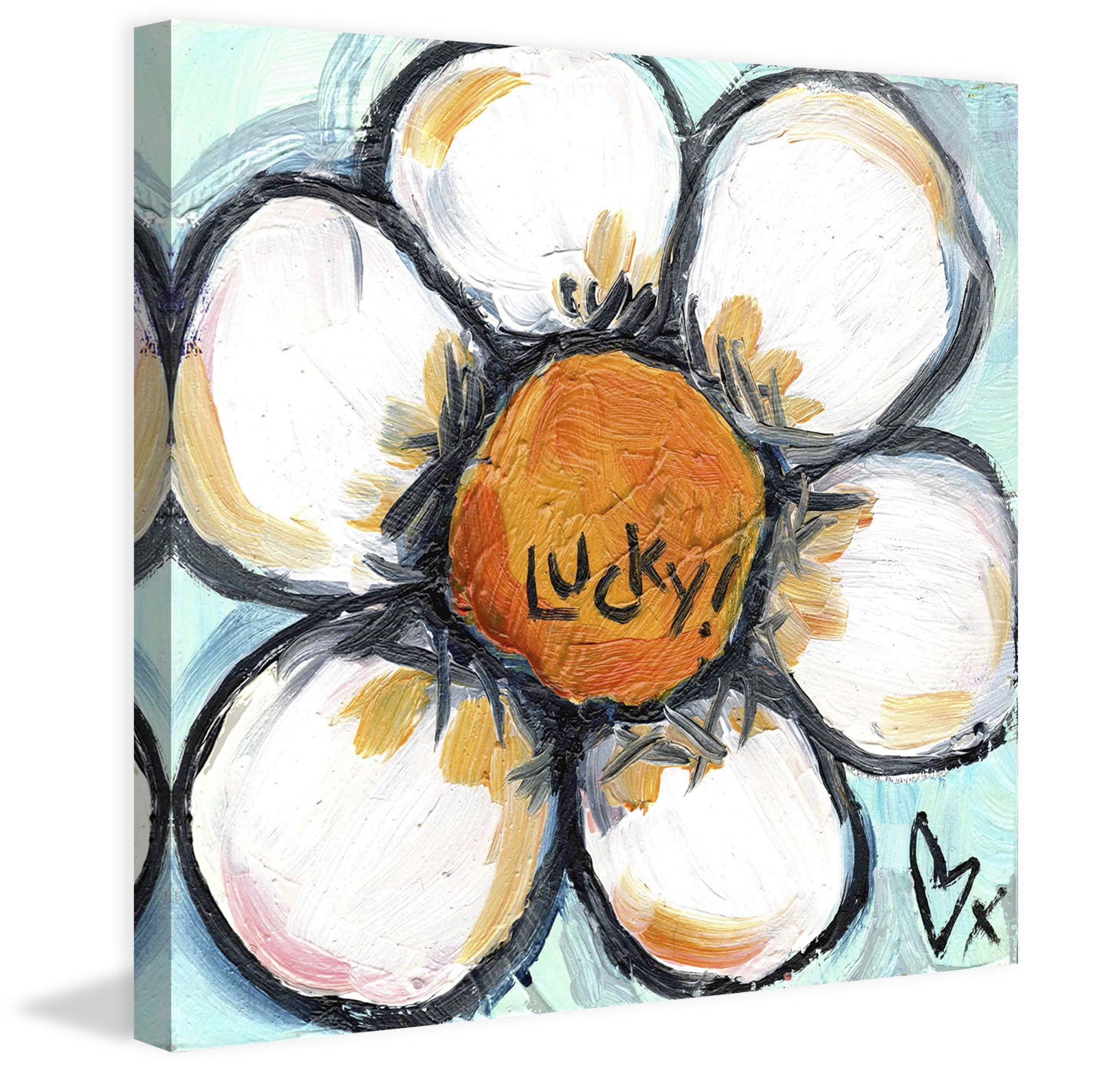 Large Abstract Canvas Art in Multicolor