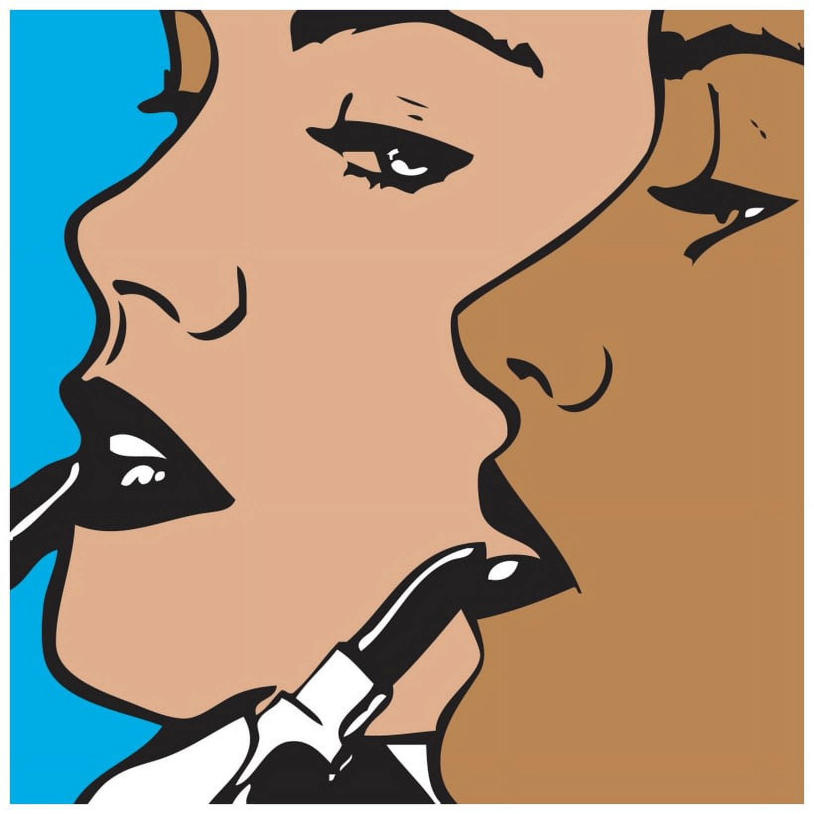 Marmont Hill MH-JRUG-24-C-40 40 Inch x 40 Inch "Girls 2" Giclee Art Print on Str