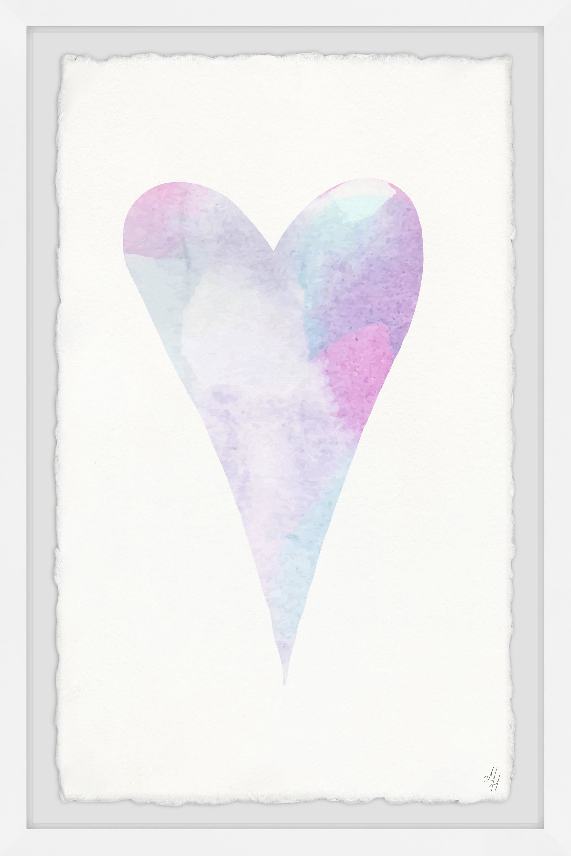 Marmont Hill Magical Heart Framed Wall Art, 20.00" x 1.50"