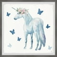 thumbnail image 1 of Marmont Hill Magical White Unicorn Framed Wall Art, 1 of 6