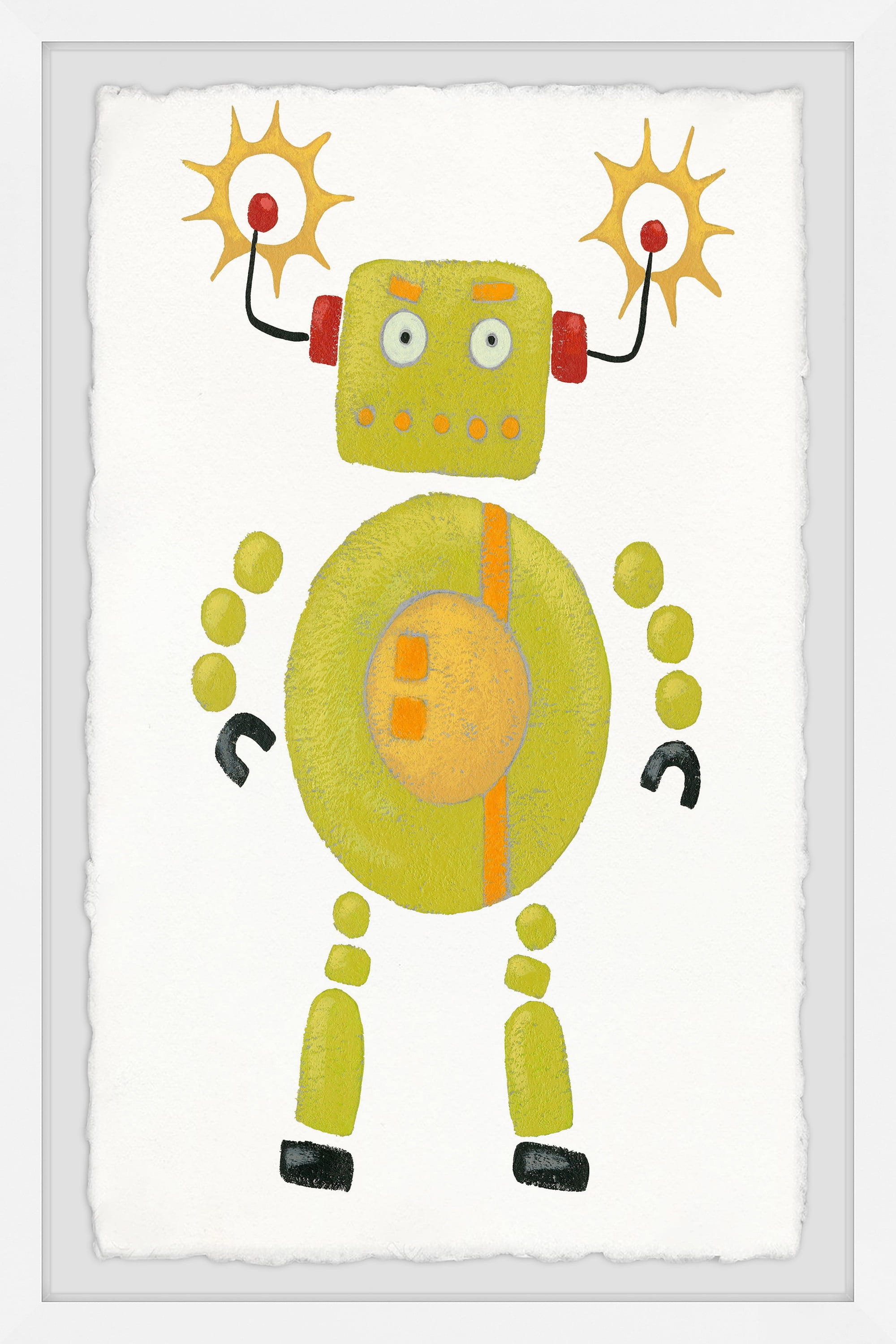 Marmont Hill Magnetic Robot Framed Wall Art, 24.00" x 1.50"