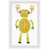 Marmont Hill Magnetic Robot Framed Wall Art, 8.00" x 1.50"