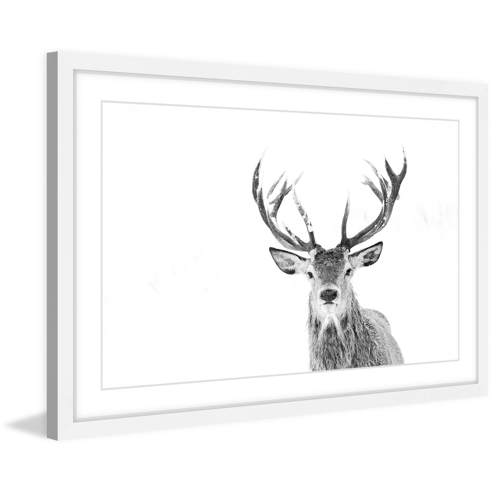 Marmont Hill "Majestic Antlers" Framed Painting Print