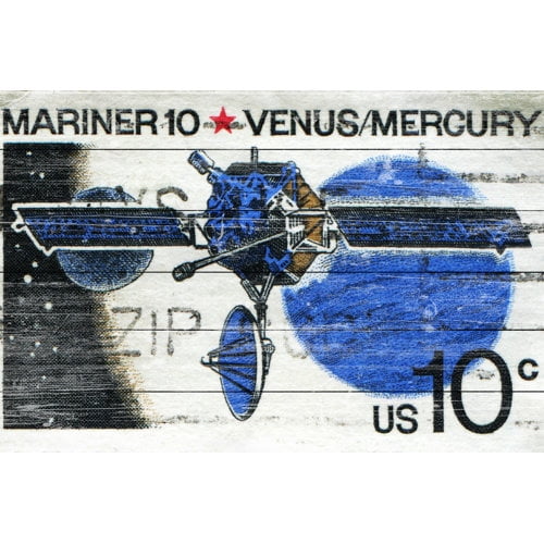 Marmont Hill - "Mariner 10" Painting Print on White Wood