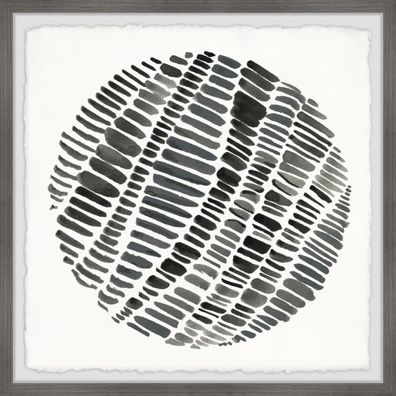 Marmont Hill Marked Sphere Framed Wall Art