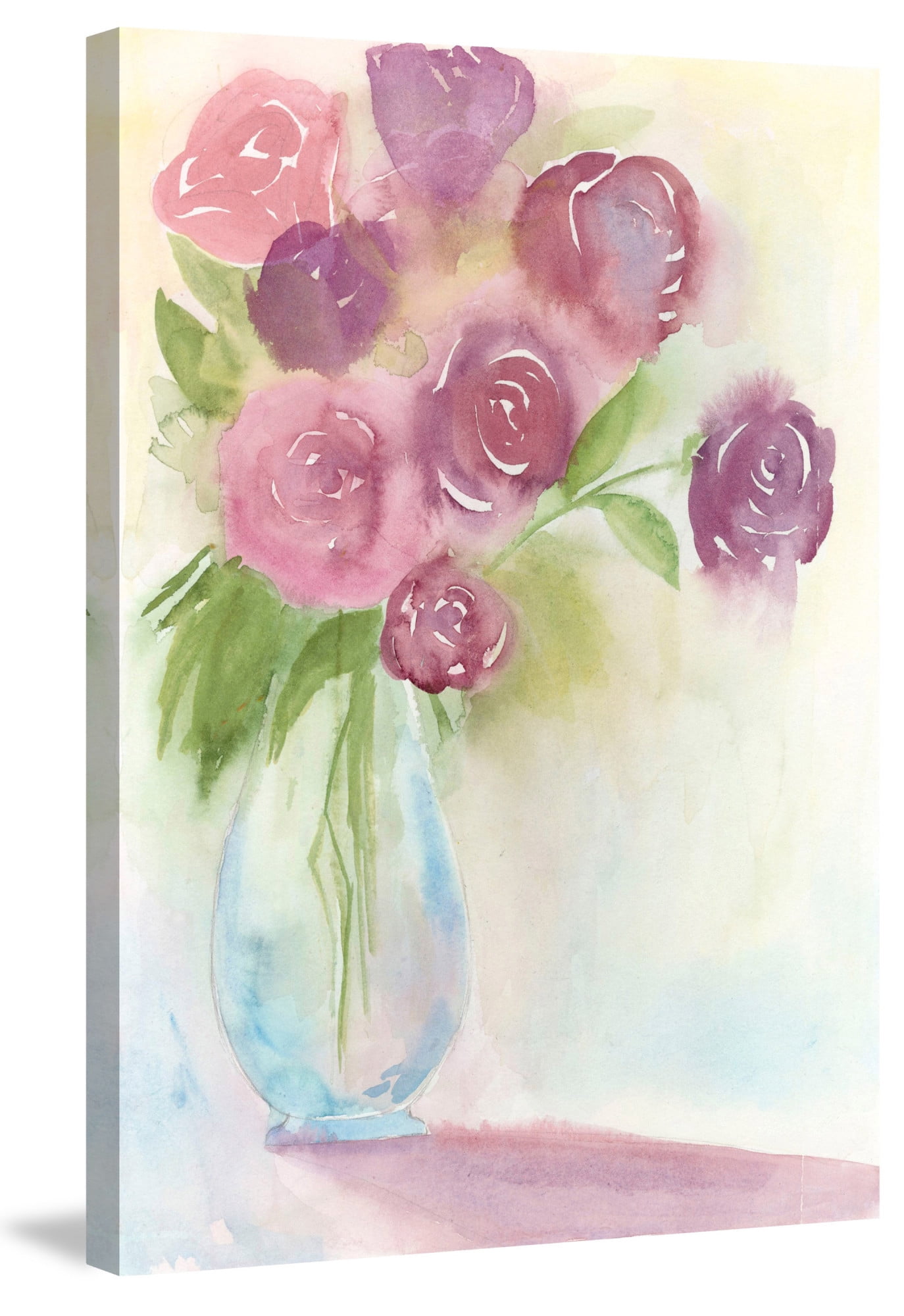 Marmont Hill "Mauve Bouquet" Painting Print on Wrapped Canvas