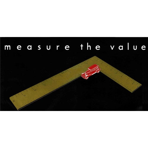 Marmont Hill Vintage Travel Measure the Value Vintage Advertisement on Wrapped Canvas