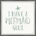 thumbnail image 1 of Marmont Hill Mermaid Soul Framed Wall Art, 18.00" x 1.50", 1 of 6