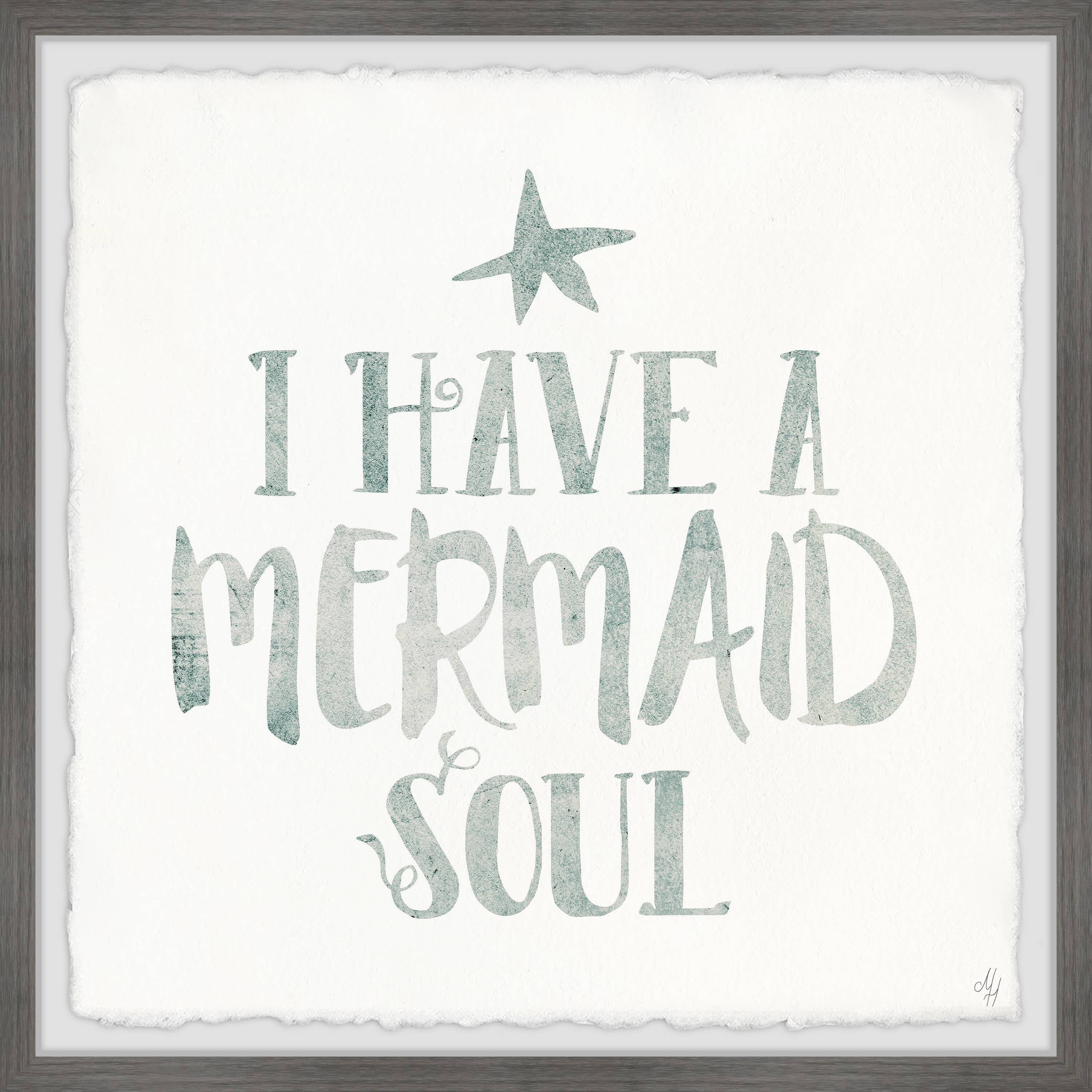 Marmont Hill Mermaid Soul Framed Wall Art