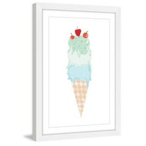 MARMONT HILL  - 'Triple Stacked' by Diana Alcala Framed Painting Print - Multi-Color 12 x 18