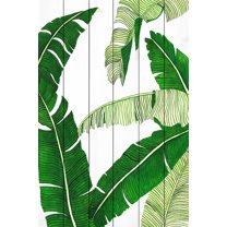 Marmont Hill Mh-Dntel-65-Ww-45 45" X 30" "Banana 2" Giclée Art Print On Wood By Dantell